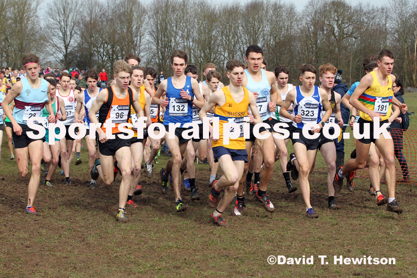 Mens under-20s, 2020 British Athletics Inter Counties Cross Country Champs., Prestwold Hall, Loughborough. Photo: David T. Hewitson/Sports for All Pics